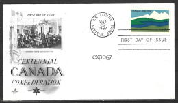 USA. N°827 De 1967 Sur Enveloppe 1er Jour. Expo'67. - 1967 – Montreal (Canada)