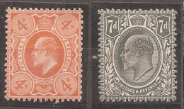 Great Britain, 1909, # Y 122/3, MH - Ongebruikt