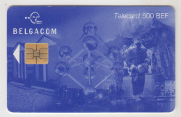 BELGIUM - Atomium 500 , CN: IH – 30.03.2002 , 500 BEF, Tirage 20.000, Used - Avec Puce