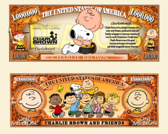 USA - FANTASY NOTE -  CHARLIE  BROWN  - UNC / CARTOON  SERIE - Otros & Sin Clasificación