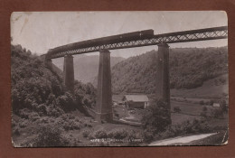 (RECTO / VERSO) SAINT URSANNE - N° 4228 - LE VIADUC AVEC TRAIN - CPA - Saint-Ursanne