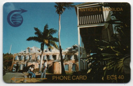 Antigua & Barbuda - Nelson’s Dockyard ($40) 3CATD - With GOLD Script - Antigua Et Barbuda