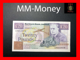 Northern Ireland  "Northern Bank Limited"  20 £  24.8.1990    P. 195  *scarce*   VF++ - 20 Pounds