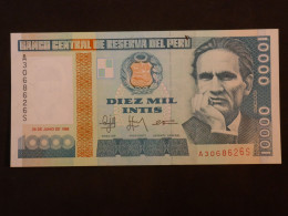 BS20 PEROU - Billet De 10000 Intis. 28-06-88. Pick: 140. NEUF - Peru