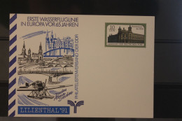 DDR 1991 Ganzsache Lilienthal '91, Ungebraucht, Mit DDR-Wertstempel; Selten - Private Postcards - Mint