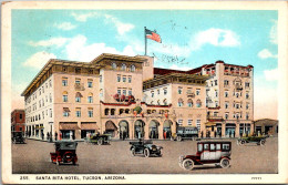 Arizona Tucson The Santa Rita Hotel 1929 Curteich - Tucson