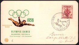 AUSTRALIA MOBILE POST OFFICE N° 1 1956 - XVI OLYMPIC GAMES MELBOURNE '56 - GYMNASTICS - PARALLEL BARS - G - Summer 1956: Melbourne