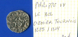 Philippe  Lv   Denier  Tournois  1285 /1314 - 1285-1314 Filippo IV Il Bello