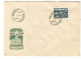 Finlande - Lettre De 1949 - Oblit Helsinki - Port - Bateaux - Valeur 6 Euros - Covers & Documents