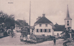 Brenles VD Près Lucens, Rue Animée Cycliste Et Enfants (1448) - Lucens