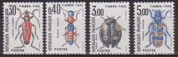 Taxe - Faune, Insectes - FRANCE - Coléoptères - N° 109 à 112 ** - 1983 - 1960-.... Postfris