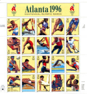 1996 United States USA Stati Uniti SET MNH ** 2820/2839 Atlanta '96, Giochi Olimpici, Olympic Games, Sport - Blokken & Velletjes