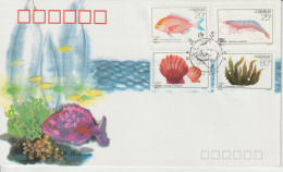 Chine FDC 1992 Faune Et Flore 3111-14 - 1990-1999