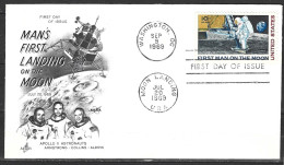 USA. PA 73 De 1969 Sur Enveloppe 1er Jour. Neil Armstrong. - North  America