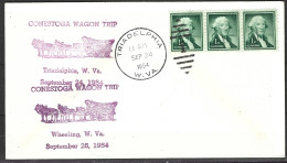 USA. Enveloppe Commémorative De 1954. Conestoga Wagon Trip/Triadelphia - Wheeling. - Stage-Coaches