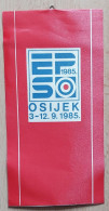 Shooting Weapons European Championship (EPSO) Croatia Osijek 1985 Archery  PENNANT,  ZS 1 KUT - Tir à L'Arc