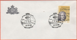 SAN MARINO - 1985 - 450 Europa Cept + Annullo Europa '85 37° Fiera Del Francobollo Riccione - Ufficio Filatelico Di Stat - Covers & Documents