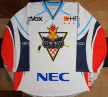 KHL ZAGREB, RARE VINTAGE MATCH WORN SHIRT, WILD BOARS, DIVLJE SVINJE - Apparel, Souvenirs & Other