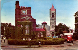 New Hampshire Nashua Public Library 1st Congregational Church And Tavern  - Nashua