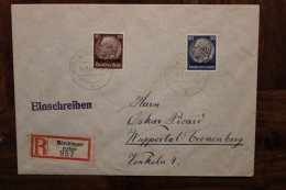 1941 Mörchingen Morhange Lorraine Löthringen Cover Reich Besetzung Registered Einschreiben Recommandé Reco R - Guerra Del 1939-45