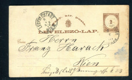 Hongrie - Entier Postal De Karlsburg Pour Wien En 1876  - M 51 - Postal Stationery