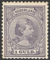 Nederland 1891 NVPH Nr 44 Ongebruikt/MH Prinses Wilhelmina, Princess Wilhelmina - Ungebraucht