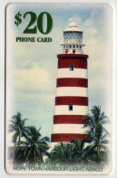 Bahamas - Hope Town Habour Light (Large Chip WHITE) - Bahama's