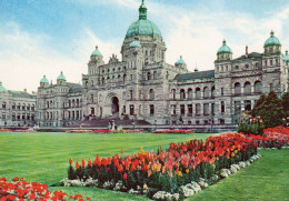 VICTORIA, PARLIAMENT BULDING ET SON PARC COULEUR REF 8500 SGD - Victoria