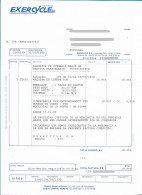 Spain, 1999 ,  EXERCYCLE  , Vitoria ,  Bykes , Bicycle , Invoice - España