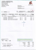 Portugal , 2000 ,  TAVARES & TIMMERMANS  , Terrugem , Sintra ,  Bykes , Bicycle ,  Invoice - Portugal