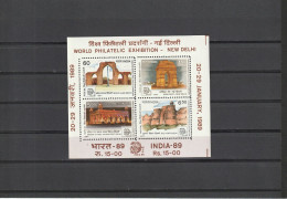 India 1989 World Exhibition MS*** - Unused Stamps