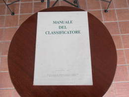 BASEBALL - MANUALE DEL CLASSIFICATORE - 1987 - Bücher