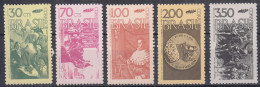 Brazil Brasil 1972 Mi#1336-1340 Mint Never Hinged - Neufs