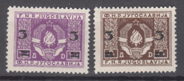 Yugoslavia Republic 1949 Mi#581-582 Mint Hinged - Ungebraucht