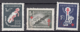 Yugoslavia Republic 1948 Mi#536-538 Mint Hinged - Ungebraucht