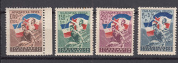 Yugoslavia Republic 1946 Mi#501-504 Mint Hinged - Nuevos