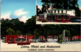 South Carolina Florence Colony Motel And Restaurant 1974 - Florence