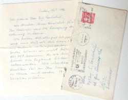 #87  Traveled Envelope And  Letter Ceskoslovensko-Bulgaria 1966 - Stamp International Mail - Storia Postale