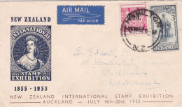 New Zealand - 1955 Airmail Cover Hamilton To UK - Covers & Documents