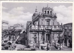 ACIREALE - CATANIA - BASILICA DI S.SEBASTIANO - BUS / TRAM - 1955 - Acireale