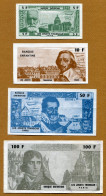 BANQUE ENFANTINE : LOT De 4 BILLETS - Specimen