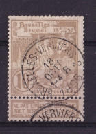 DDEE 333 -  TP Expo BXL Cachet AMBULANT BRUXELLES - VERVIERS 2 En 1896 - COBA 40 EUR - TB Frappe - Bahnpoststempel