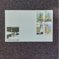 Cuba 2010 Set Lighthouse Stamps Nice Used - Lettres & Documents