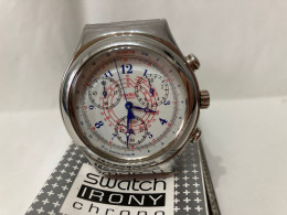 Swatch Irony Chrono Orologio Cronografo RICHESSE INTERIEURE YCS103 Funzionante. - Taschenuhren