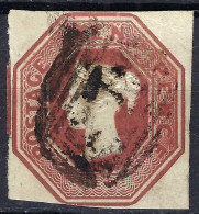 GRANDE BRETAGNE Ca.1847-54: Le Y&T 6 Obl. Anglaise, Superbe !, Très Forte Cote ! - Used Stamps