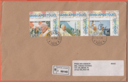 VATICANO - VATICAN - 2006 - 0,45 + 0,80 + 2,00€ Viaggi Di Giovanni Paolo II Nel Mondo (Serie Completa ADF) -Raccomandata - Lettres & Documents