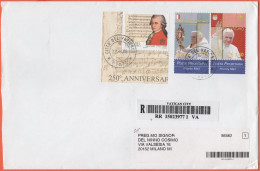 VATICANO - VATICAN - 2006 - 0,80€ 250º Anniversario Della Nascita Di W.A.Mozart + 0,62 + 1,40€ Viaggi Di Benedetto XVI N - Covers & Documents