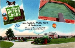 South Carolina Manning The Paddock Motor Court & Restaurant 1960 - Sonstige & Ohne Zuordnung