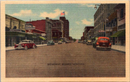 Montana Billings Broadway Street Scene  - Billings