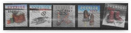 Suède 2021 N°3370/3374 Oblitérés Loisirs De Plein Air - Used Stamps